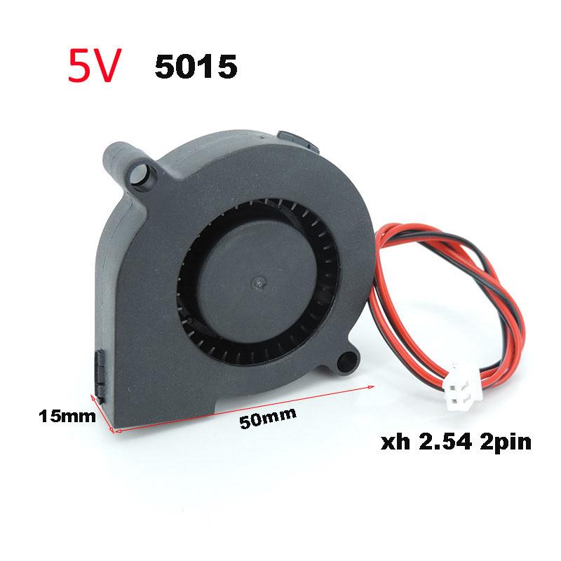 DC 5015 5V 5volt USB 5cm 50MM вентилятор нагнетательный вентилятор кулер процессора охлаждающий вентилятор xh2.54 для 3D принтера 50x50x15mm подшипник скольжения вентиляторы экструдер