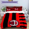 3pcs A-AC Milan Design Cover Set - HD Printed Bedding with 1 Cover and 2 Pillowcases - Perfect for Home and Dorm Decor