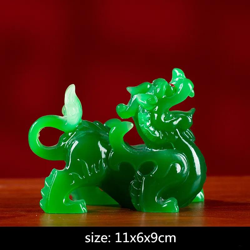 Китайские счастливые деньги Pixiu смоляные украшения ремесла домашний офис настольный декор гостиная винный шкаф украшения открытие подарки