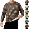 Men's Round Neck Fleece-Lined Thick Warm Sweatshirt