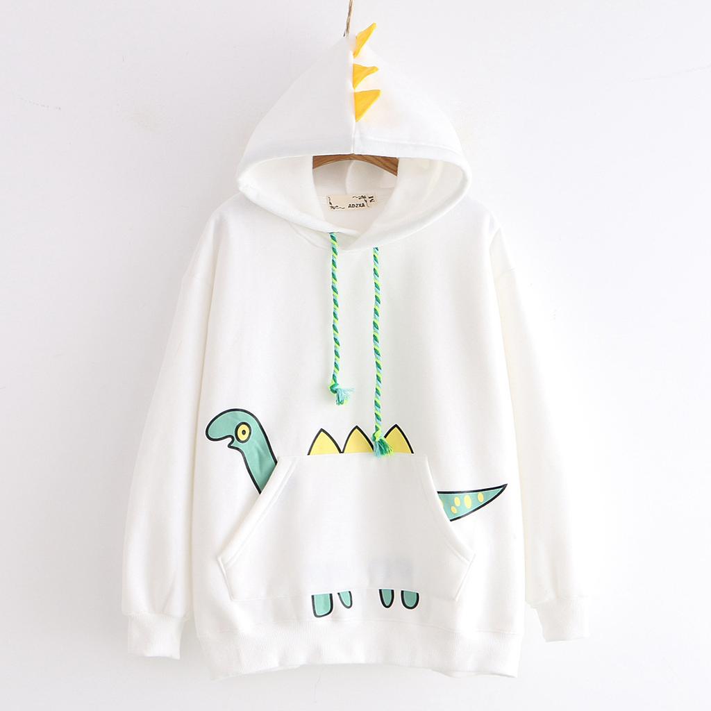 Женские толстовки с капюшоном в стиле аниме, толстовка с рукавами из хлопка, свободный топ, толстый свитер с японским мультфильмом аниме