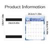 Durable Creative English Magnetic Calendar Colorful Notes 2026 Calendar To Do List Agenda Organizer 12 Month Calendar Home Use