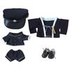 Niannyyhouse and Black Kimono 20cm Plush Cotton Coat, Hat, Jacket, Pants, Shoes, Set. Toy, Doll, Dress-up.