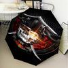 Las Vegas Raiders Umbrella Folding umbrella, automatic umbrella 8-Frame for Travel, camping Use Gift for Halloween Christmas