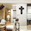 1 шт. Железный крест веры настенное искусство подходящий декор для любой комнаты металлический настенный декор домашний декор настенное украшение искусство стена