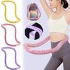 Мягкий бархатный мягкий обруч для фитнеса утяжеленная конструкция фитнес-тренажер для талии тренировка для похудения