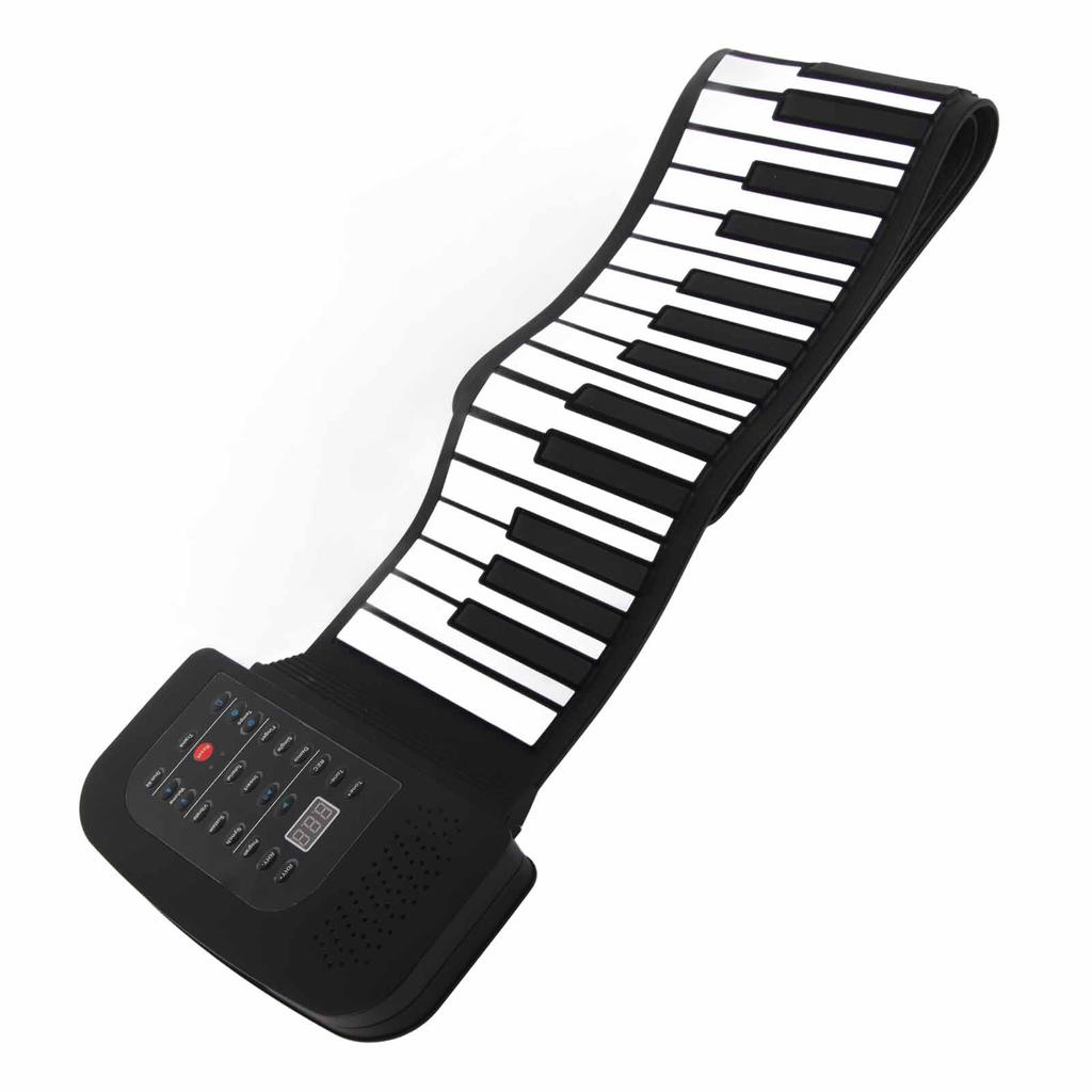 Rollup Piano Silicone 88 Keys Roll Up Piano Keyboards Hand Roll Piano Educational Gifts