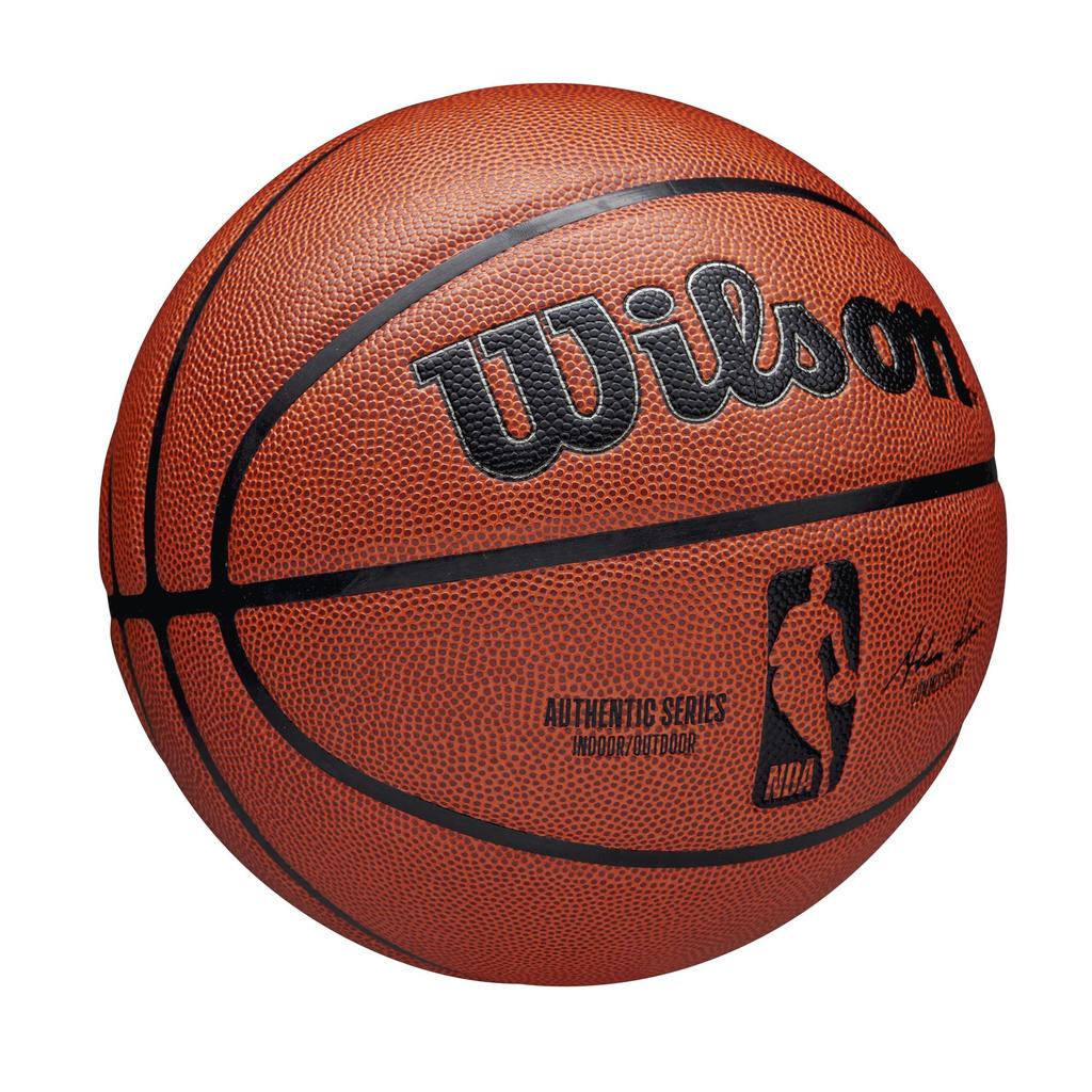Wilson Баскетбольный мяч NBA AUTHENTIC WTB7200XB07 для использования в помещении и на улице диаметр 7 см коричневый Нет. / прибл.. +24,5