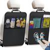 Waterproof Car Seat Back Protector & Storage Organizer with Mesh Pocket for Kids