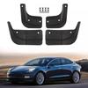 Мягкие брызговики для Tesla Model Y 3 Highland Accessories TPE брызговики оригинальный дизайн крыло защита от снега и песка