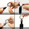 SODOI брелок для ключей автомобиль велосипед карабин крюк двойной кольцо кожаный брелок модный простой мужской женский натуральная кожа ключ сумка подвесной анти-потеря P