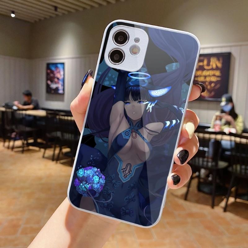 Милый чехол для телефона Иностранка Ян Гуйфэй для iPhone 14 13 12 11 Pro Max X XR XS 8 7 Plus Жидкое стекло Цветной чехол для телефона