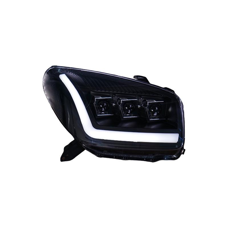 Светодиодная сборка фар с трехглазым проектором и динамическими поворотниками для Toyota RAV4 03-04