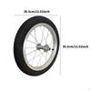12'' Колесо для велосипедного прицепа Спицованные колеса Портативное Отличное сцепление Прочное Спортивная езда на велосипеде Практичное Тяжелое