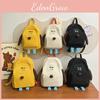Unisex Kids Backpack With Fun Solid Color Design And Stitching Details For School