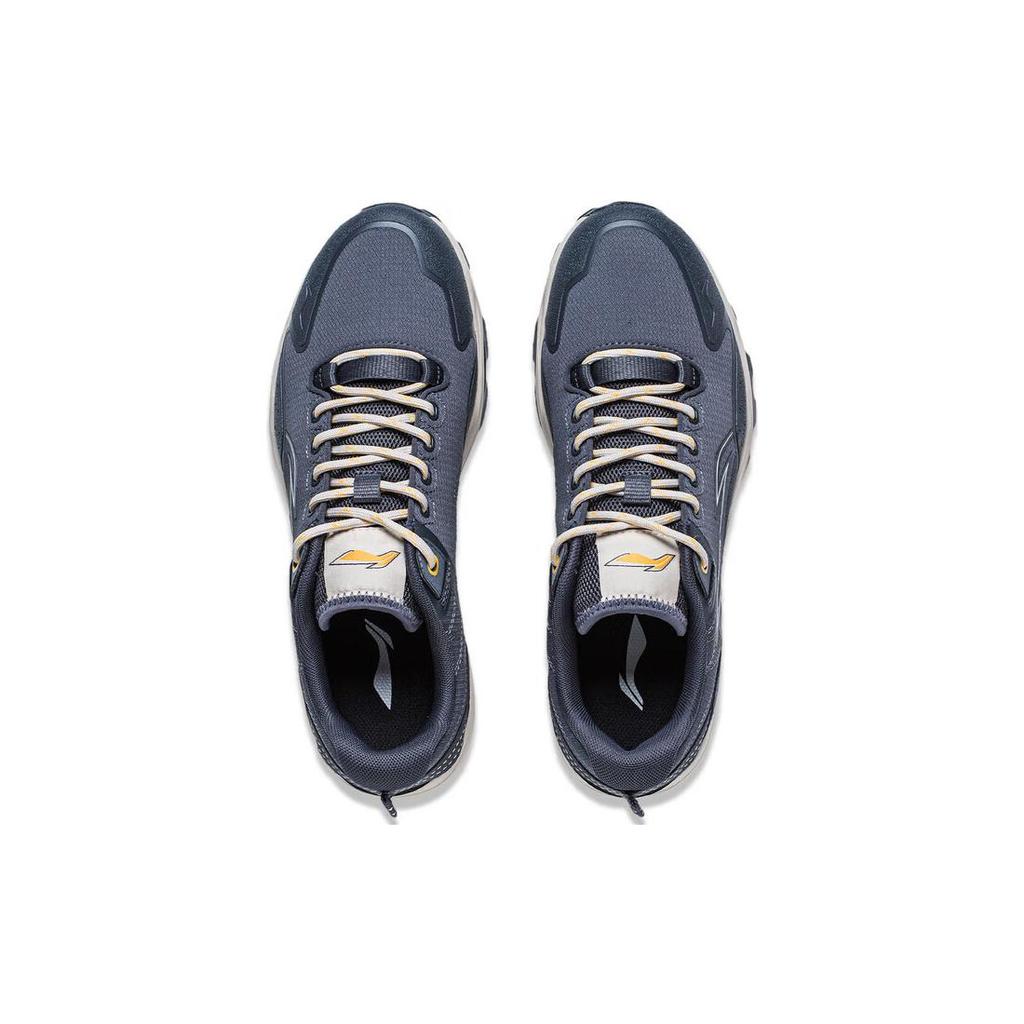 New LiNing Gundam Slip Resistant Low Top Running Shoes Men's Black Gray ARNT011-1