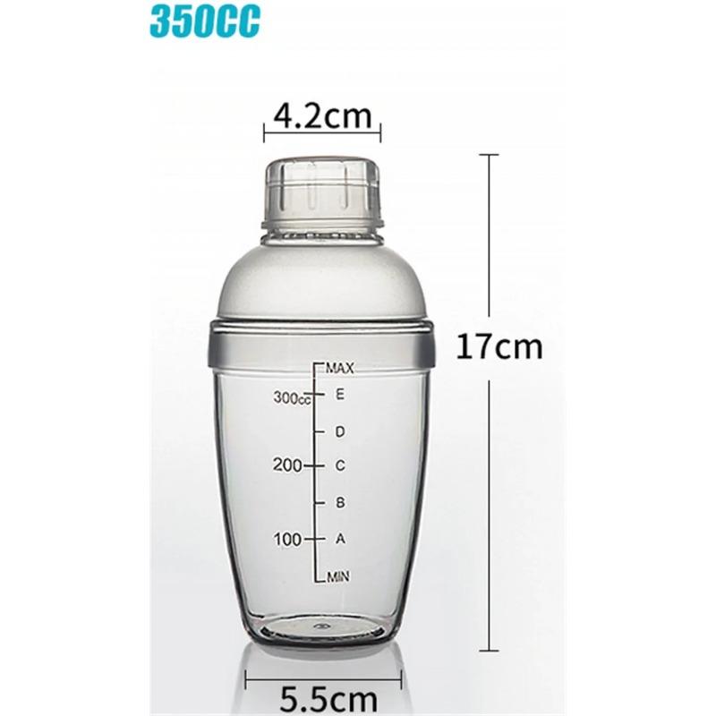Пластиковый шейкер для коктейлей мартини 350 мл/530 мл/700 мл/1000 мл Миксер для винных напитков, винный шейкер, чашка для миксера для напитков, барная утварь, барный инструмент boston