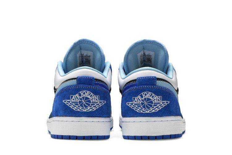 Men's Sneakers Jordan 1 Low Racer Blue White Racer Blue/Psychic Blue/Black/Multi-Color