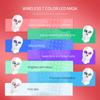 Wireless 7 Colors Photon Face Neck Beauty LED Mask Facial SPA Mask Red Light Skin Repair Skin Care Anti-Ance Tighten Anti-Aging