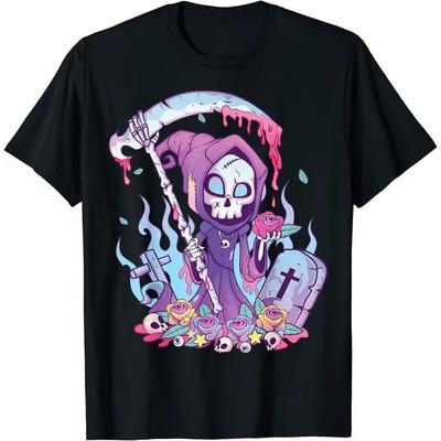 Футболка Pastel Goth Creepy Death Grim Reaper Kawaii Occult