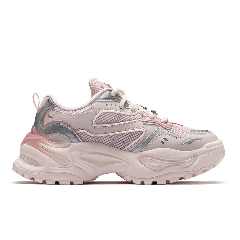 Fila Fusion Повседневная модная низкая папина обувь Женская кроссовка Розовый T12W521013FMP