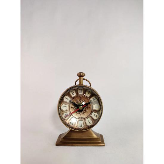 Старинный латунный настольный clock 3" Диаметр. Декор для офиса, Декор для рабочего стола, Подарок, Морской clock, Декор для лодки