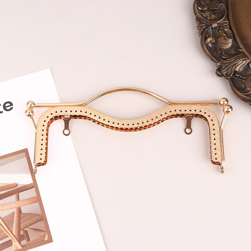 1 шт. Модные женские сумки Ручка Металлическая DIY Кошелек-монетница Ручка для сумки Застежка-замок для сумочки Дугообразная рама Аксессуары для сумок