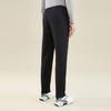 Anta Тренировочные брюки однотонные, средней талии, прямые, флисовые, повседневные, мужские, базовые, черные 152347309-1