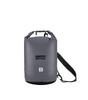 Waterproof Dry Stuff Sack for Outdoor Water and 20L Ideal for the and Includes Shoulder Gray Bag, Drum-Shaped Beach, Activities, Dustproof, 5L, 10L,