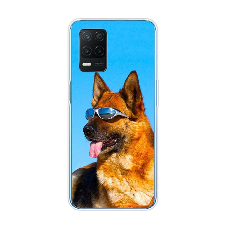 Чехол для телефона с немецкими овчарками для Realme 8 8i V3 V5 GT Neo Flash Edition Explorer Master Neo2 Narzo 30 50i 50A C21Y