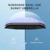 UPF50+ Mini Umbrella Sunny and Rain Pocket Umbrella Capsule Rainproof Sun Protection Outdoor Traveling Portable Parasol Umbrella
