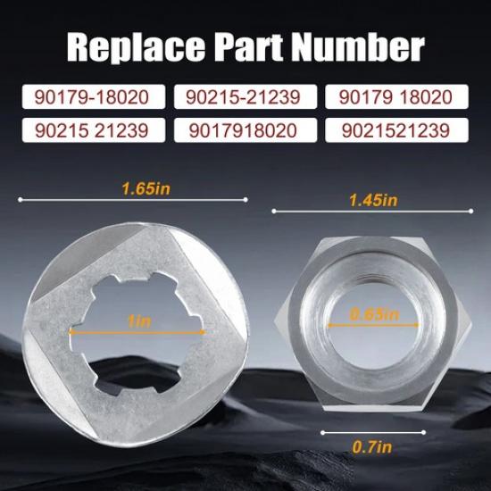 Стопорная гайка и шайба передней звезды для Yamaha Banshee 350 YFZ350 90179-18020