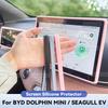 Для BYD DOLPHIN MINI SEAGULL EV GPS экран рамка крышка силиконовый центральный пульт управления протектор отделка полоса автомобильные аксессуары