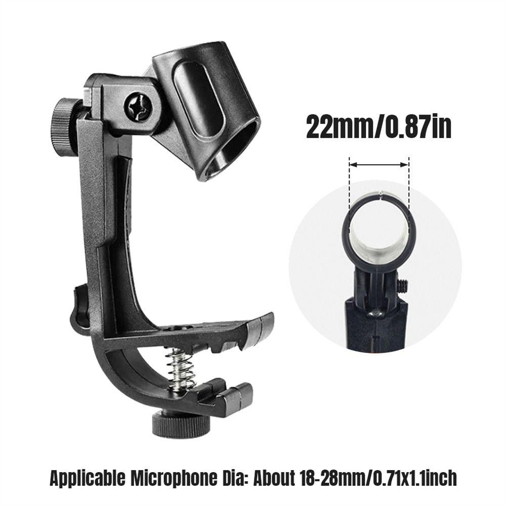 Accessories Mic Clamp Stand Clip Holder Drum Microphone Clip Drum Mic Stand Drum Microphone Holder