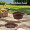 Portable Silicone Dog Bowl: Foldable, Food-Grade Outdoor Water Basin