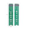 Плата-райзер M.2 NGFF NVME AHCI PCIE с разъемом M2 (B+M/M key) для тестирования и защиты SSD, male-female