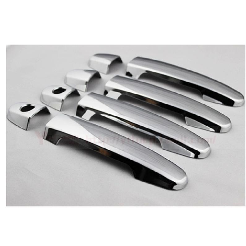 FUNDUOO хромированная крышка дверной ручки автомобиля + чаша для Toyota Yaris Vios 2006 2007 2008 2009 2010 Toyota Corolla 2003-