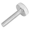 10pcs M8 Zinc Plated Carbon Steel Flat Knurled Head Bolts Thumb Screws (M8*40)