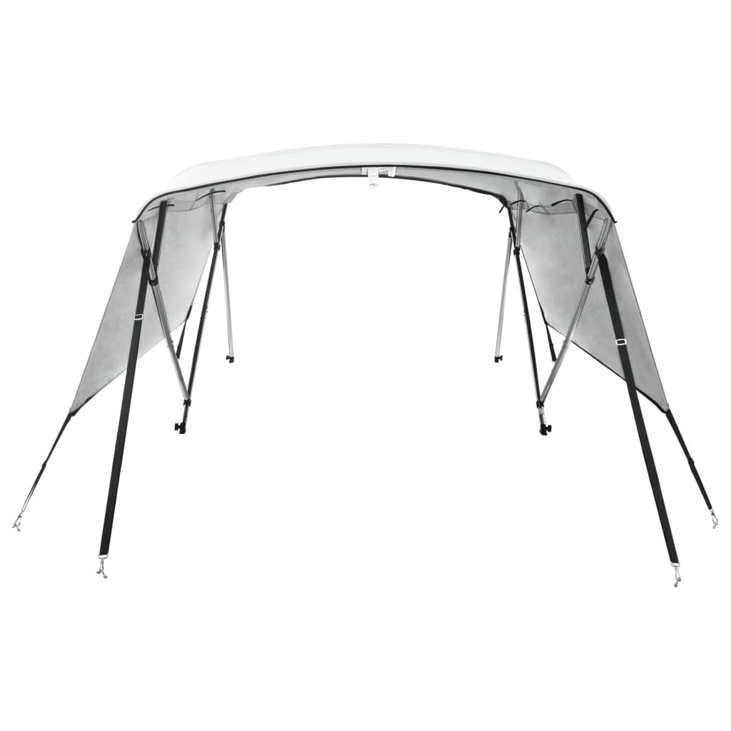 Vidaxl Daszek Bimini Ze Ściankami, 4 Pałąki, 243X(185-198)X137 Cm