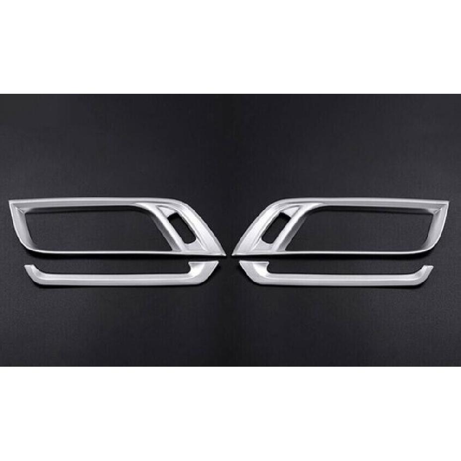 Fit For BMW X2 F39 2018- Matte Silver Left And Right Air Outlet Vent Trim