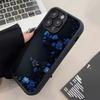Для Xiaomi Redmi Note 14 13 12 Pro Plus 5G 13 12 12S 11S 10S 11 10 14C 13C 12C Синий Розовый Цветок Винтажный Узор Чехол для Телефона
