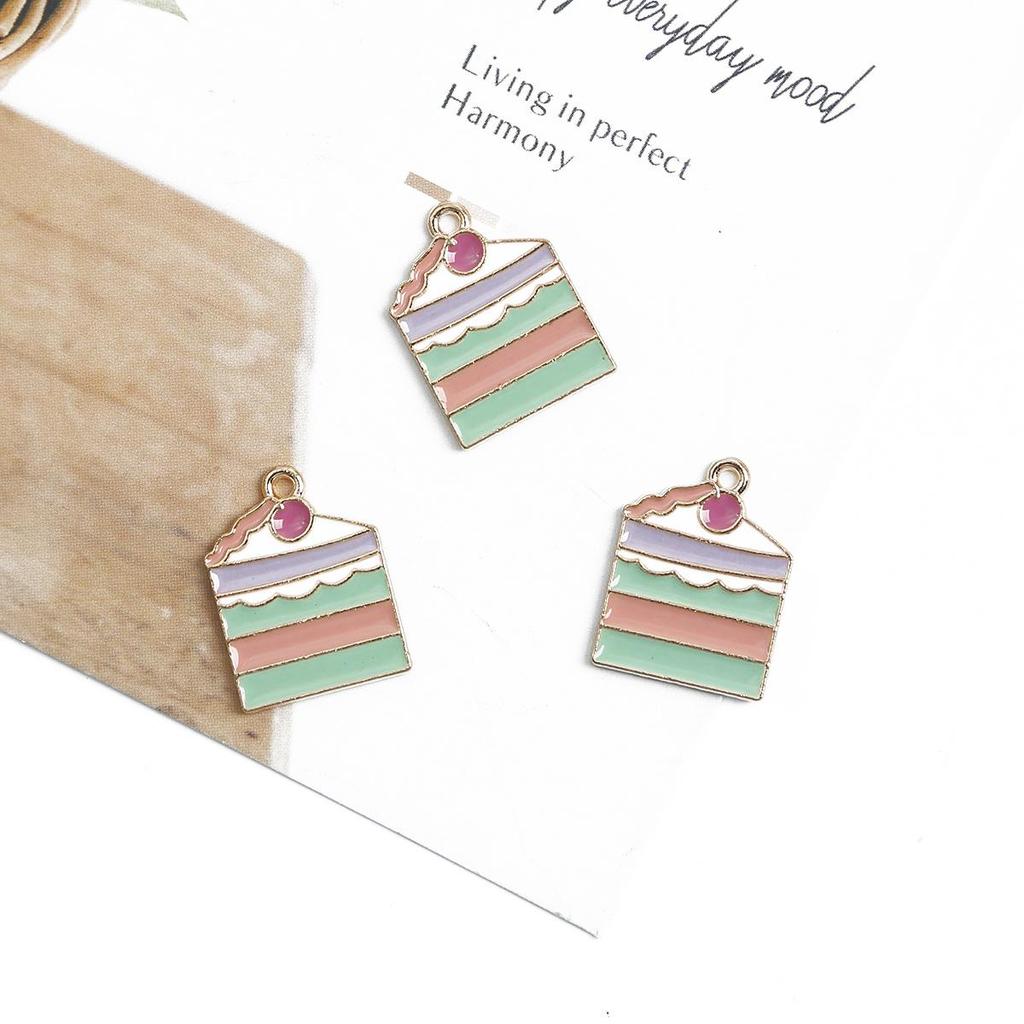 4 шт. несколько стилей, сплав металла, капли масла, красочные аксессуары для изготовления ювелирных изделий, ожерелье, браслет, серьги «сделай сам»