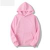 Unisex Thick Solid Color Hooded Sweatshirt Oversized Casual Pullover Men Women Teens Winter Wear
