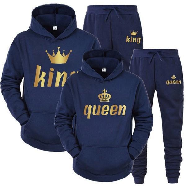Европа, Америка, осенне-зимний мужской спортивный костюм из бархата, спортивный костюм, парный костюм, мужской свитер и женский костюм.