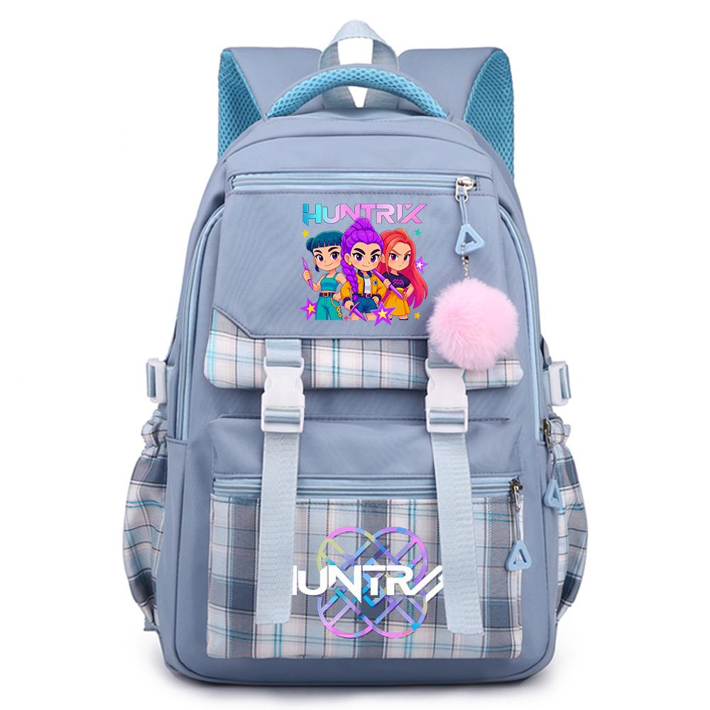 Anime Cartoon K-Pop Printed Large Capacity Backpack for Teenger Student Girl Boy Schoolbag Bookbag Kid Gift Women Waterproof Travel Bag Mochila