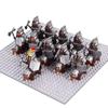 Middle Age Demon Realm Warg Varg Orcs Soldier VS Uruk-hai Azog Figures Creative War Mount Elk Boar Wolf  DIY Bricks Toys for Kid
