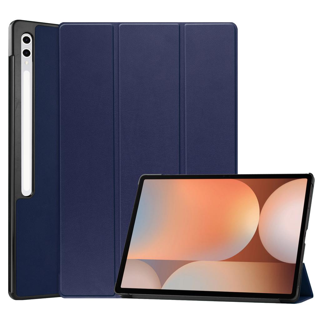 For Samsung Galaxy Tab S10 S9 S8 Ultra High Quality PU Leather Kickstand Tablets Cases Cover with Folding Stand and Auto Sleep