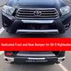 Совместимо с 09-11 и 12-14 Toyota Highlander Модификация переднего и заднего бампера.