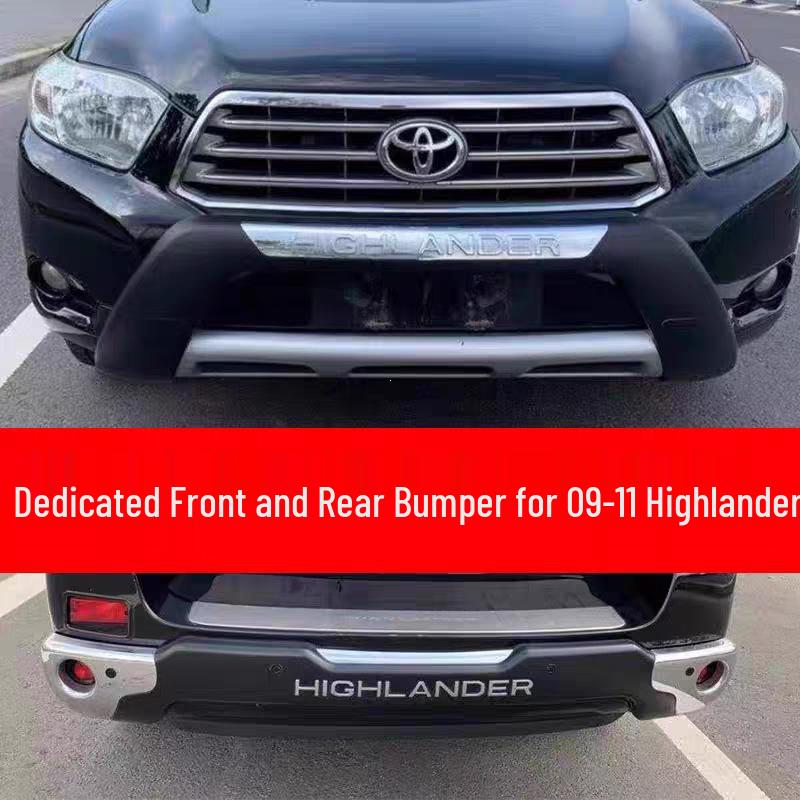 Совместимо с 09-11 и 12-14 Toyota Highlander Модификация переднего и заднего бампера.