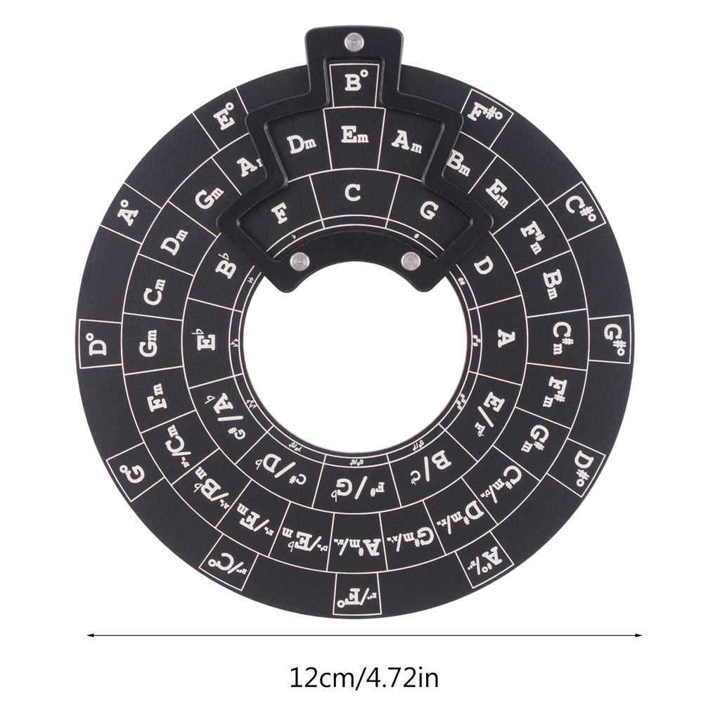 Alloy Melody Tool Circle of Fifths Wheel Music Transpose Tool Chord Wheel Musicians Musical Songwriter Educational Tool